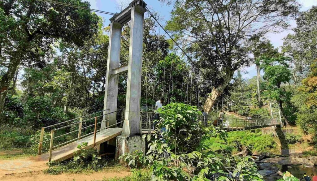 Karappara Hanging Bridge Nelliyampathy