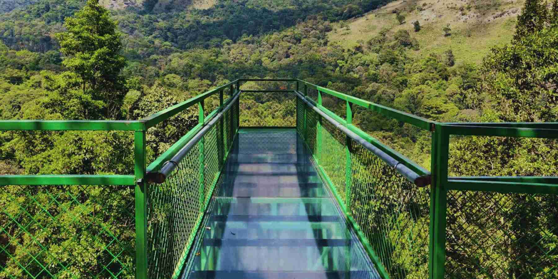 Captivating Glass Bridge at 900 Kandi Eco Park Wayanad