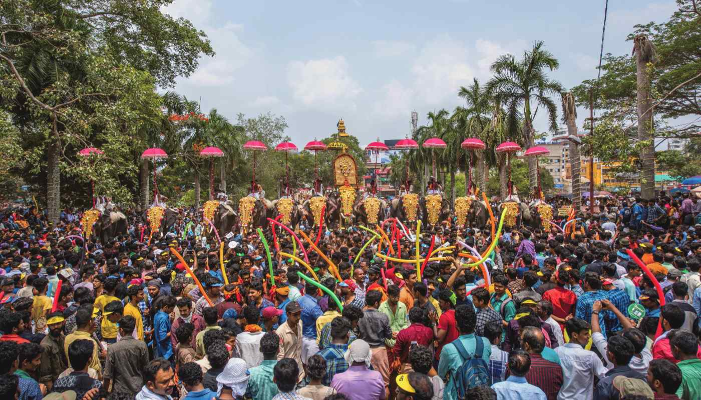 Thrissur Pooram: Kerala’s Majestic Temple Festival